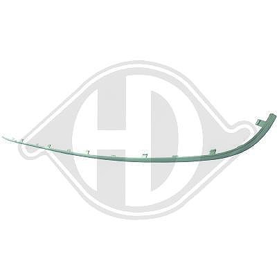 Diederichs Zier-/Schutzleiste, Stoßfänger [Hersteller-Nr. 1614169] für Mercedes-Benz