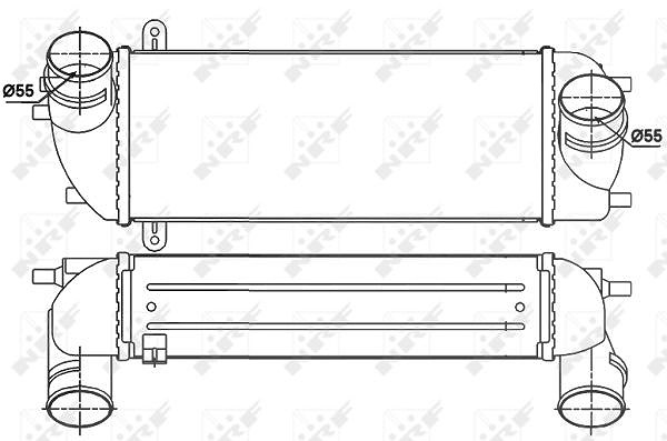 Nrf Ladeluftkühler [Hersteller-Nr. 30338] für Hyundai