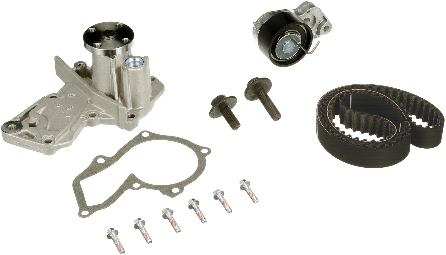 Gates Wasserpumpe + Zahnriemensatz [Hersteller-Nr. KP25433XS-2] für Ford