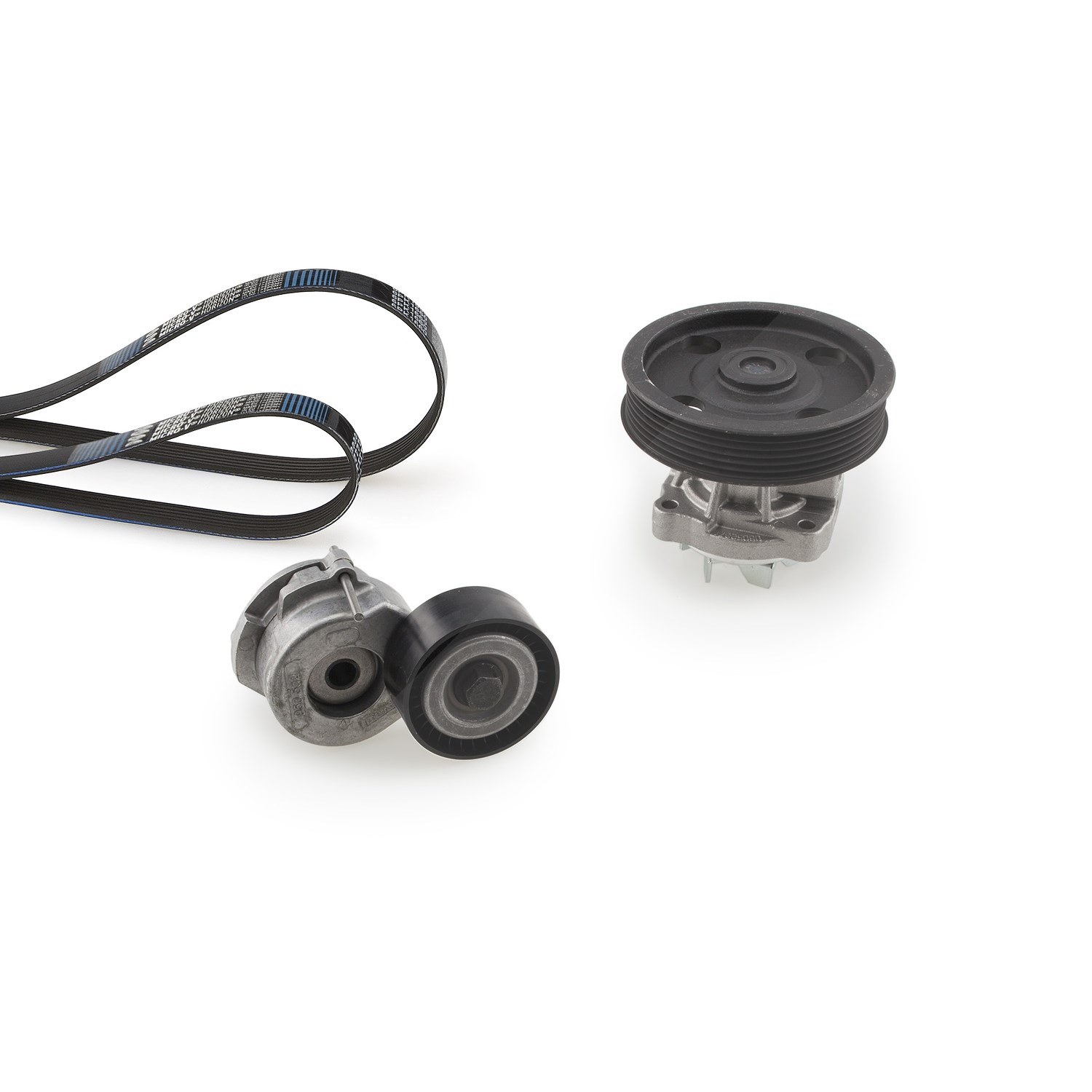 Gates Wasserpumpe + Keilrippenriemensatz [Hersteller-Nr. KP36PK1320] für Fiat