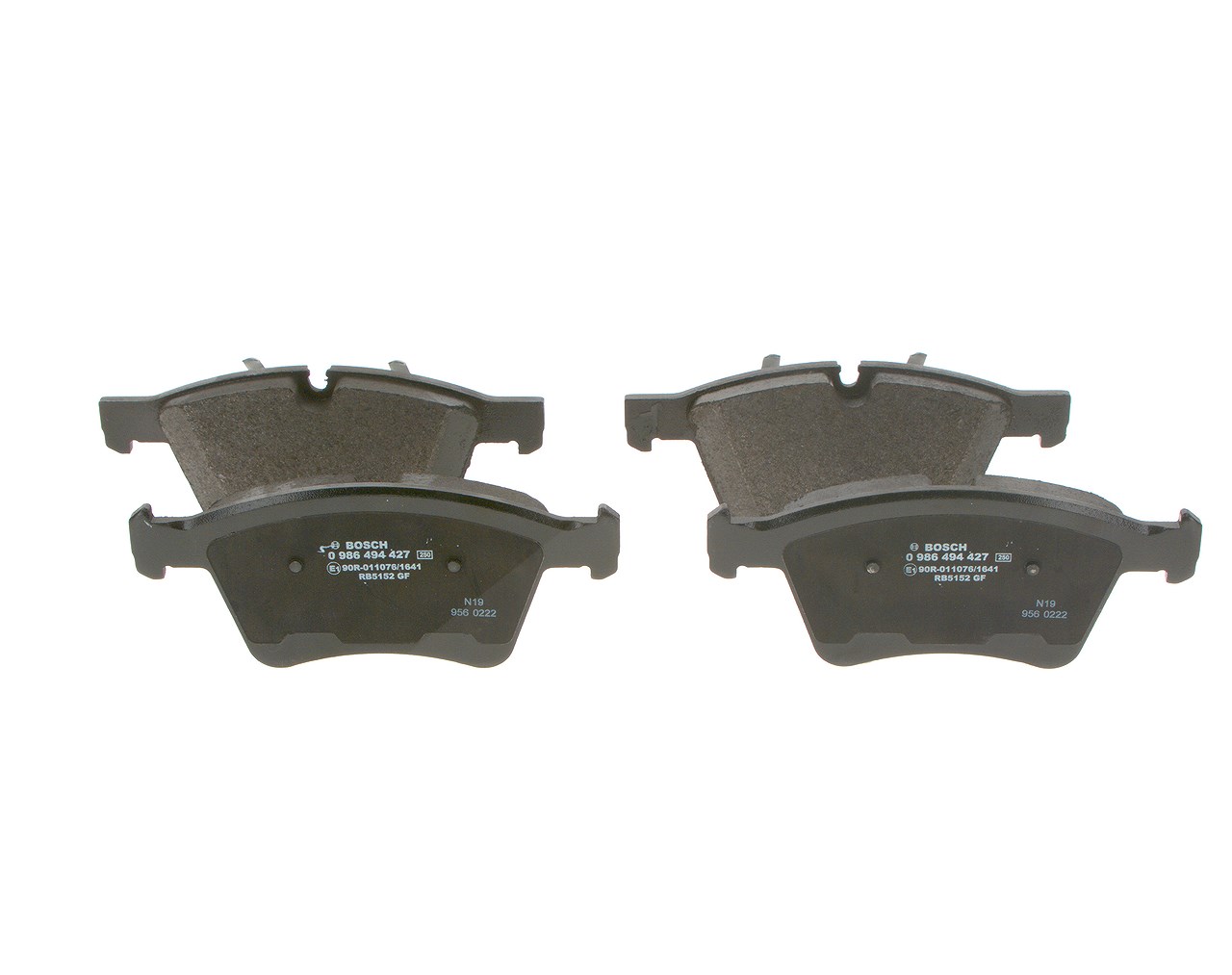 Bosch Bremsbelagsatz, Scheibenbremse [Hersteller-Nr. 0986494427] für Mercedes-Benz