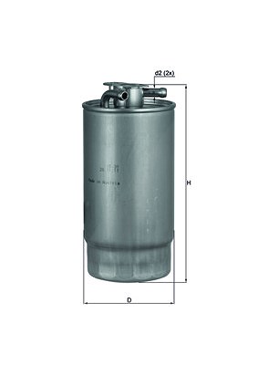 Mahle Kraftstofffilter [Hersteller-Nr. KL160/1] für Opel, Land Rover, BMW, Alpina