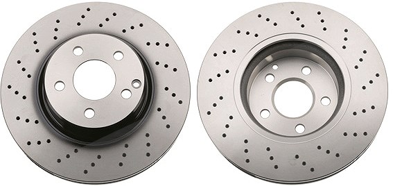 Trw Bremsscheibe [Hersteller-Nr. DF6477] für Mercedes-Benz