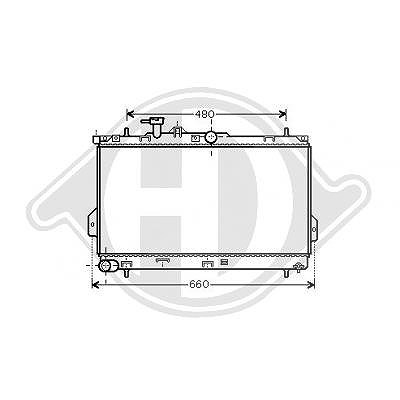 Diederichs Kühler, Motorkühlung [Hersteller-Nr. DCM3662] für Hyundai