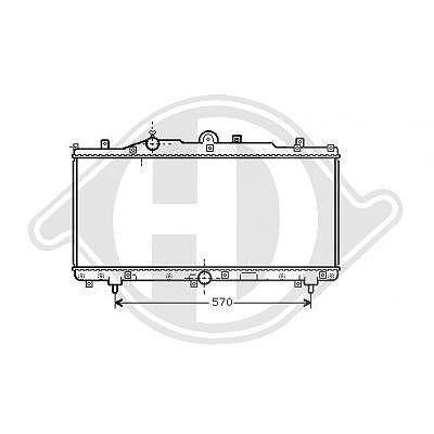 Diederichs Kühler, Motorkühlung [Hersteller-Nr. DCM1930] für Fiat