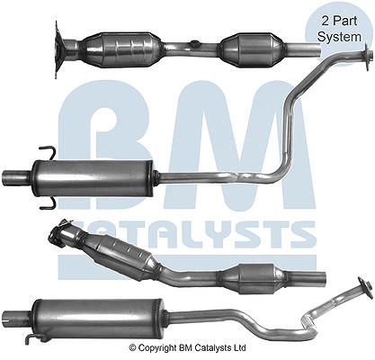 Bm Catalysts Katalysator [Hersteller-Nr. BM91617H] für Toyota