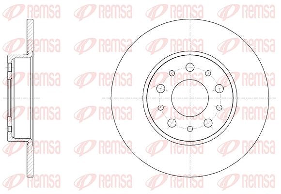 Kawe 1x Bremsscheibe [Hersteller-Nr. 6150000] für Fiat