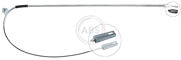 A.b.s. Handbremsseil Hinterachse [Hersteller-Nr. K13981] für Mercedes-Benz