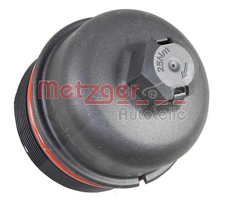Metzger Autoteile Deckel, Ölfiltergehäuse [Hersteller-Nr. 2370040] für Peugeot, Citroën
