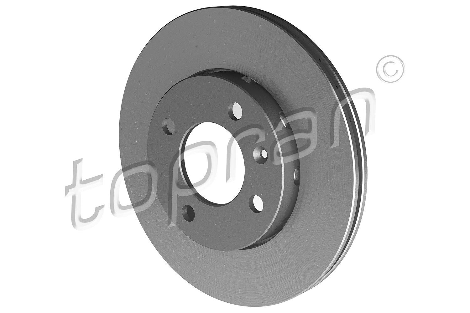 Topran Bremsscheibe Vorderachse Belüftet [Hersteller-Nr. 104027] für VW, Seat