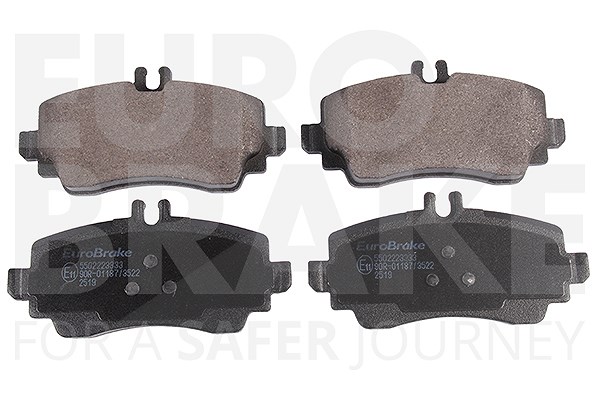 Eurobrake Bremsbeläge Vorderachse (Satz) [Hersteller-Nr. 5502223333] für Mercedes-Benz
