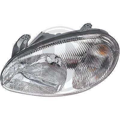 Diederichs Scheinwerfer H4 mit Blinker ohne Stellmotor [Hersteller-Nr. 6920083] für Daewoo