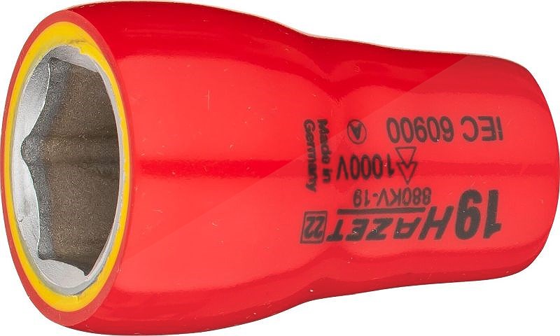 Hazet Steckschlüsseleinsatz - 3/8 - Sechskant-Tractionsprofil - 19mm [Hersteller-Nr. 880KV-19]