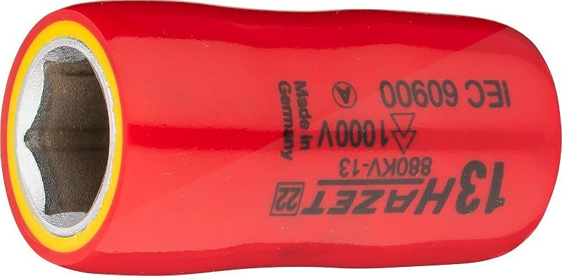 Hazet Steckschlüsseleinsatz - 3/8 - Sechskant-Tractionsprofil - 13mm [Hersteller-Nr. 880KV-13]