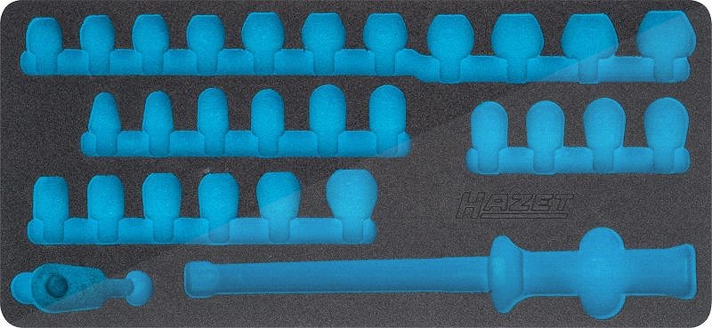 Hazet 2-Komponenten Weichschaum-Einlage - leer - für 6290-1CT/29 [Hersteller-Nr. 163-420L]
