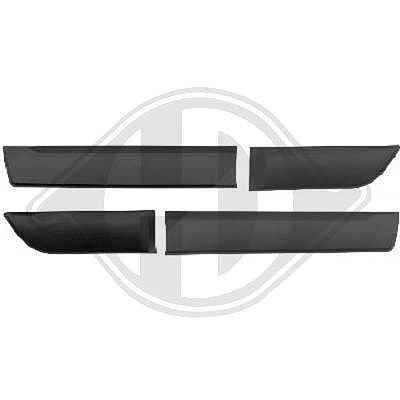 Diederichs Zier-/Schutzleistensatz [Hersteller-Nr. 4561120] für Dacia