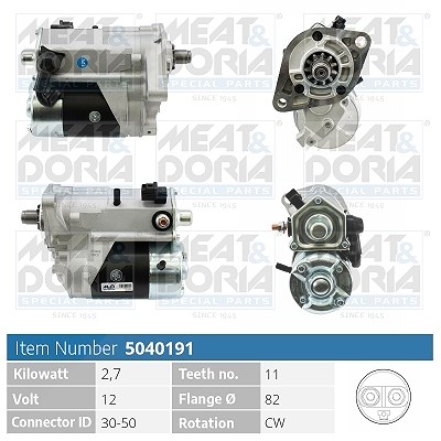 Meat & Doria Starter [Hersteller-Nr. 5040191] für Toyota