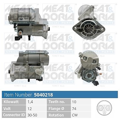 Meat & Doria Starter [Hersteller-Nr. 5040218] für Toyota