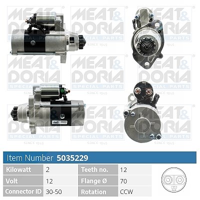 Meat & Doria Starter [Hersteller-Nr. 5035229] für Nissan
