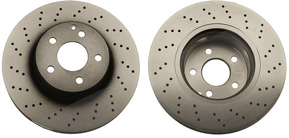 Trw 1x Bremsscheibe [Hersteller-Nr. DF4149S] für Mercedes-Benz