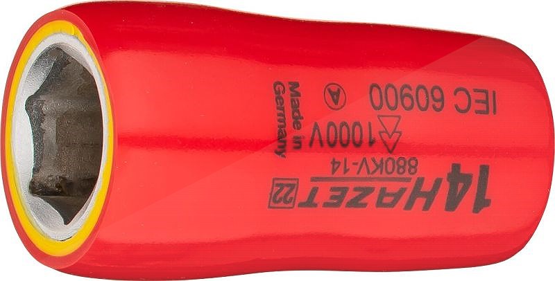 Hazet Steckschlüsseleinsatz - 3/8 - Sechskant-Tractionsprofil - 14mm [Hersteller-Nr. 880KV-14]
