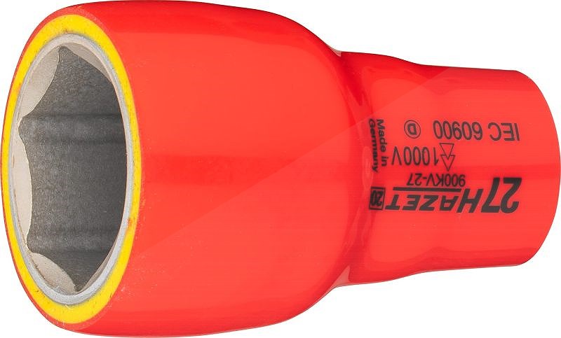 Hazet Steckschlüsseleinsatz - schutzisoliert - 1/2 - Sechskant - 27mm [Hersteller-Nr. 900KV-27]