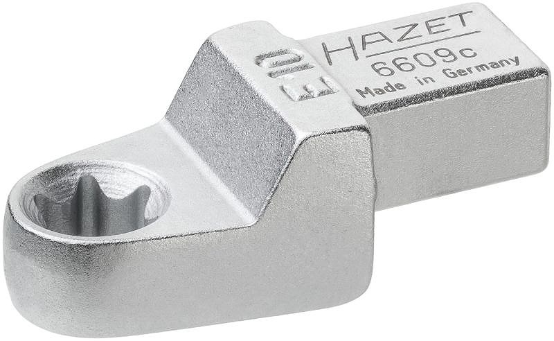 Hazet Einsteck TORX® Ringschlüssel - Einsteck-Vierkant 9 x 12 mm - E10 [Hersteller-Nr. 6609C-E10]