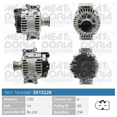 Meat & Doria Generator [Hersteller-Nr. 5515228] für Mercedes-Benz