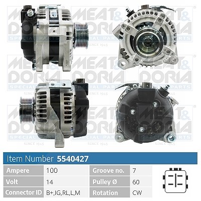 Meat & Doria Generator [Hersteller-Nr. 5540427] für Toyota