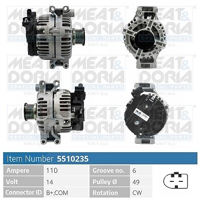 Meat & Doria Generator [Hersteller-Nr. 5510235] für BMW