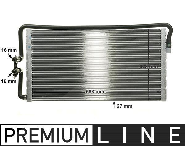 Mahle Niedertemperaturkühler, Ladeluftkühler [Hersteller-Nr. CR1044000P] für BMW
