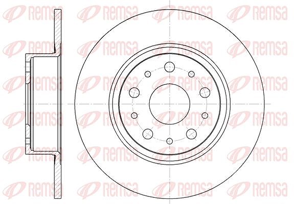 Kawe 1x Bremsscheibe [Hersteller-Nr. 645700] für Lancia, Alfa Romeo