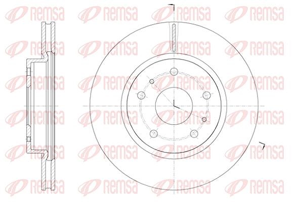Kawe 1x Bremsscheibe [Hersteller-Nr. 6142310] für Suzuki