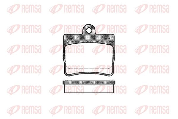 Kawe Bremsbelagsatz, Scheibenbremse [Hersteller-Nr. 063000] für Mercedes-Benz