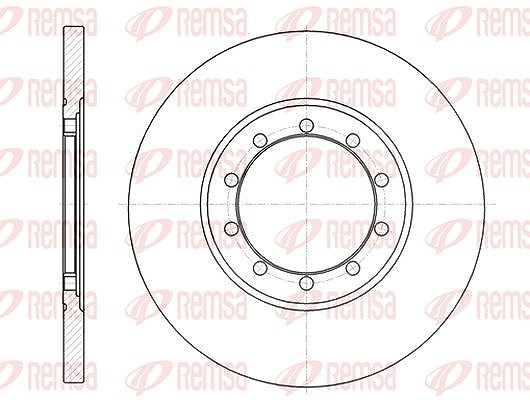 Kawe 1x Bremsscheibe [Hersteller-Nr. 6120100] für Ford