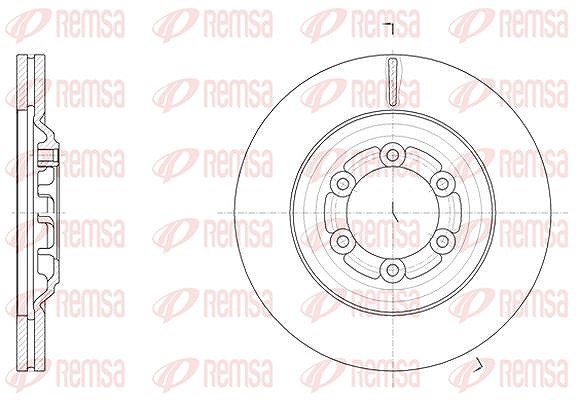 Kawe 1x Bremsscheibe [Hersteller-Nr. 6151010] für Isuzu