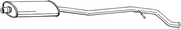 Bosal Mittelschalldämpfer [Hersteller-Nr. 286-077] für Peugeot