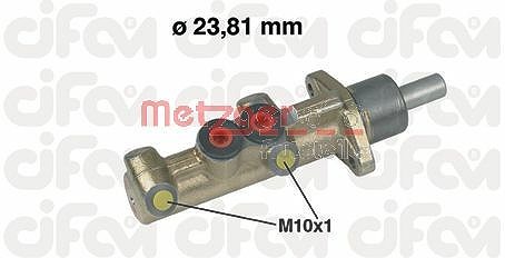 Metzger Autoteile Hauptbremszylinder [Hersteller-Nr. 202-298] für Mercedes-Benz