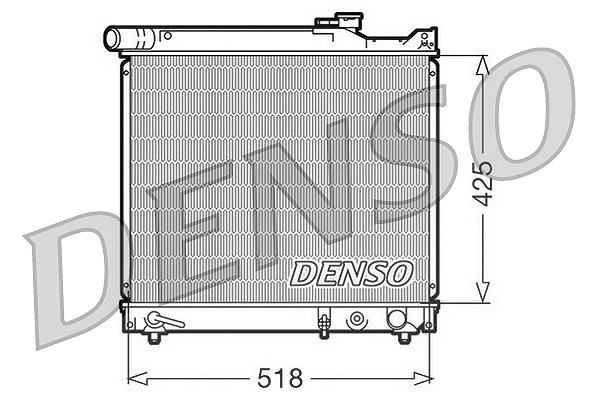 Denso Kühler, Motorkühlung [Hersteller-Nr. DRM47012] für Suzuki
