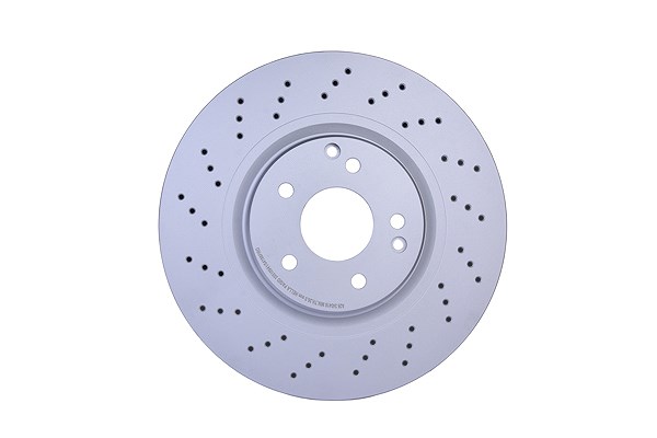 Hella 1x Bremsscheibe Vorderachse Belüftet [Hersteller-Nr. 8DD355109-411] für Mercedes-Benz