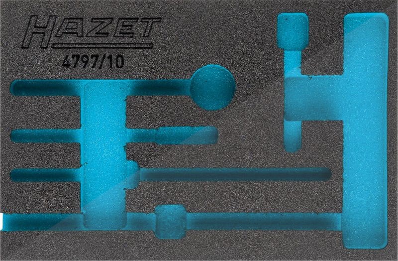 Hazet 2-Komponenten Weichschaum-Einlage - leer - für 4797/10 [Hersteller-Nr. 163-326L]