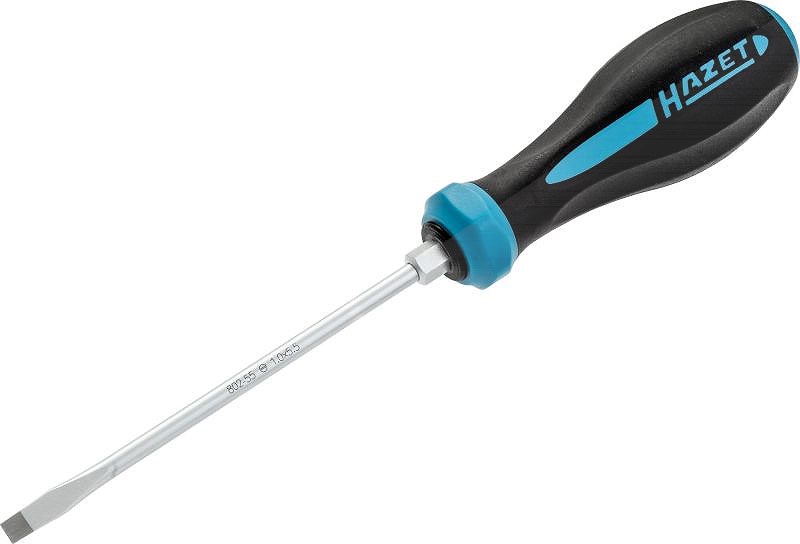 Hazet Schraubendreher HEXAnamic® - Schlitz Profil - 1 x 5.5 mm [Hersteller-Nr. 802-55]