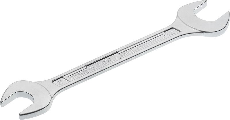 Hazet Doppel-Maulschlüssel - Außen-Sechskant Profil - 27 x 32 mm [Hersteller-Nr. 450N-27X32]