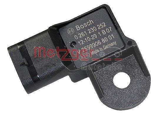 Metzger Autoteile Sensor, Ladedruck [Hersteller-Nr. 0906151] für Peugeot, BMW, Mini, Citroën