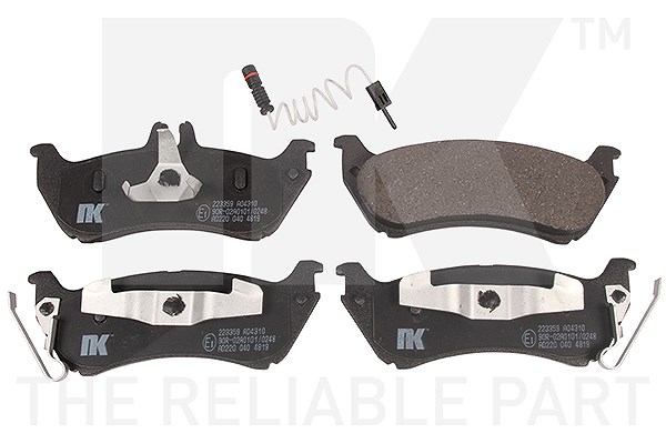 Nk Bremsbelagsatz Hinterachse [Hersteller-Nr. 223359] für Mercedes-Benz