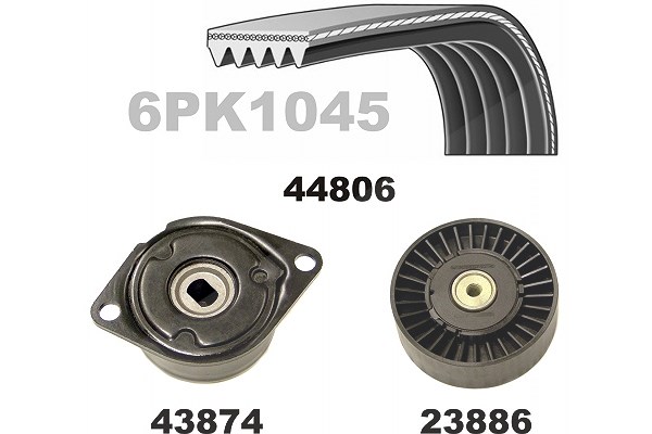 Mapco Keilrippenriemensatz [Hersteller-Nr. 73806] für VW, Ford, Seat