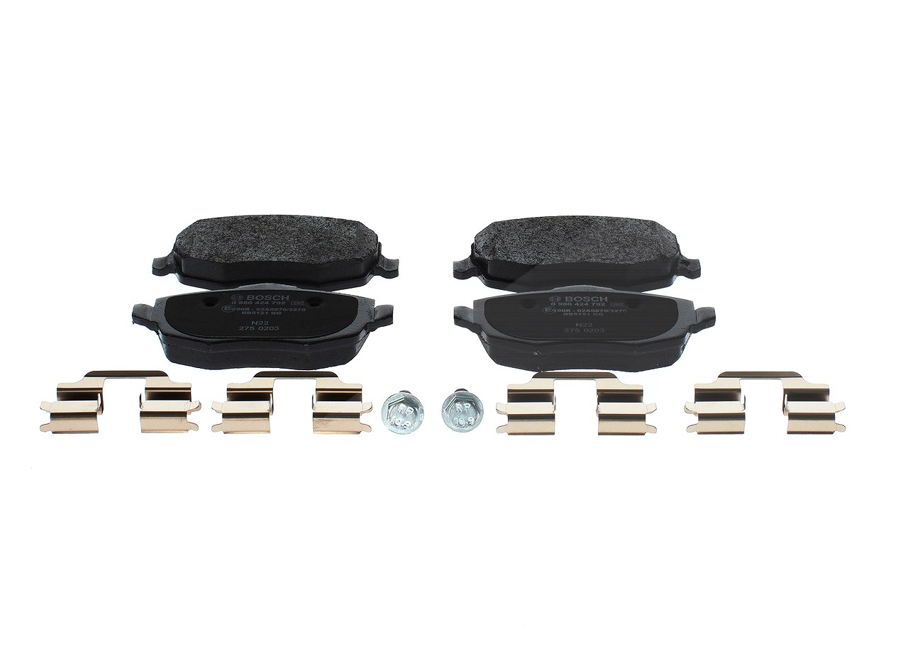 Bosch Bremsbelagsatz, Scheibenbremse [Hersteller-Nr. 0986424792] für Lancia