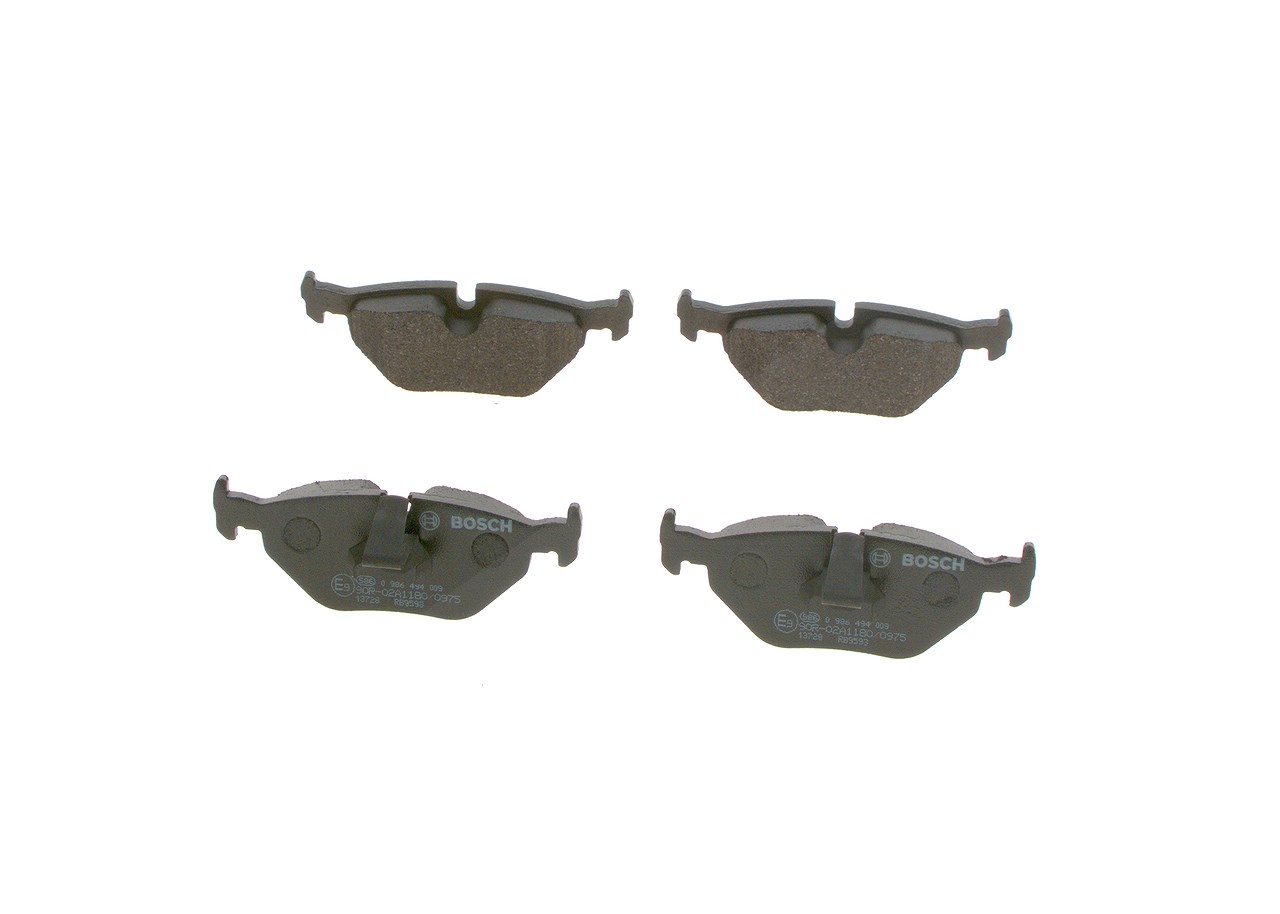 Bosch Bremsbeläge hinten (Satz) [Hersteller-Nr. 0986494009] für BMW