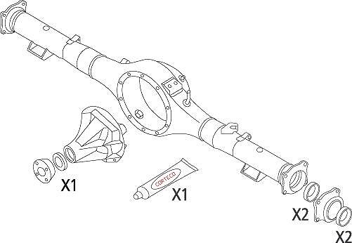 Corteco Dichtungssatz, Differential ERSTAUSRÜSTERQUALITÄT [Hersteller-Nr. 19535816] für Mitsubishi
