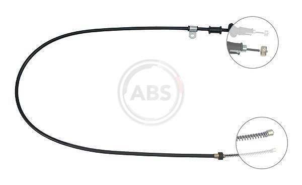 A.b.s. Handbremsseil Trommelbremse Hinterachse [Hersteller-Nr. K14768] für Mitsubishi